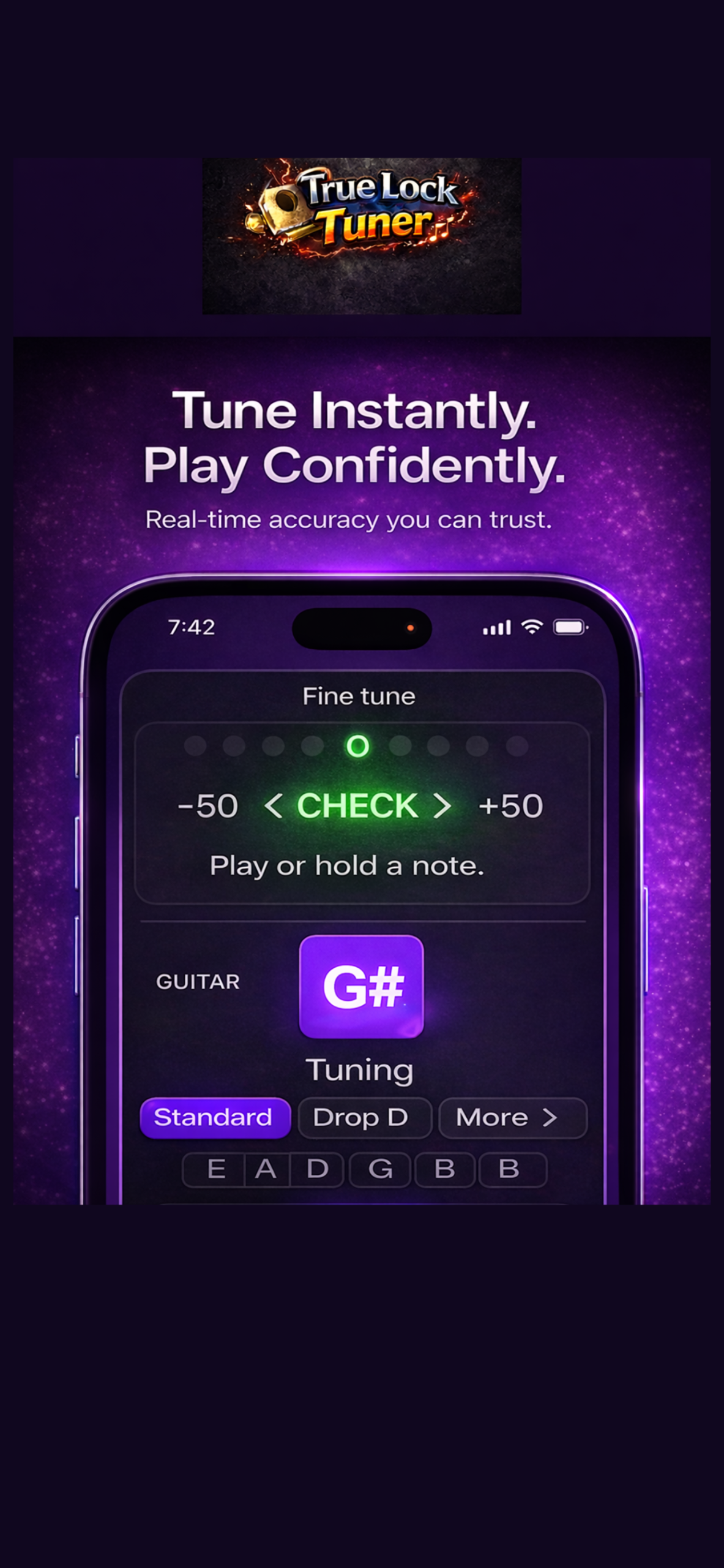 tune instantly play confidently
